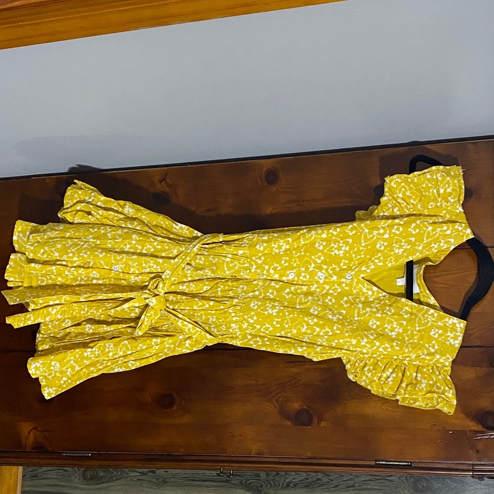 Cleobella Yellow Floral Mini Dress